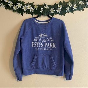 Teemax INC Estes Park Colorado Graphic Crewneck Sweatshirt M